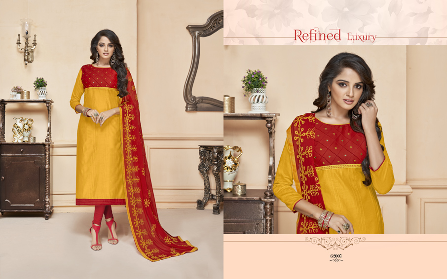 Muskan Vol-62 Kaavya Creation Design Dress Materials Muskan Vol-62 Kaavya Creation Design Dress Materials